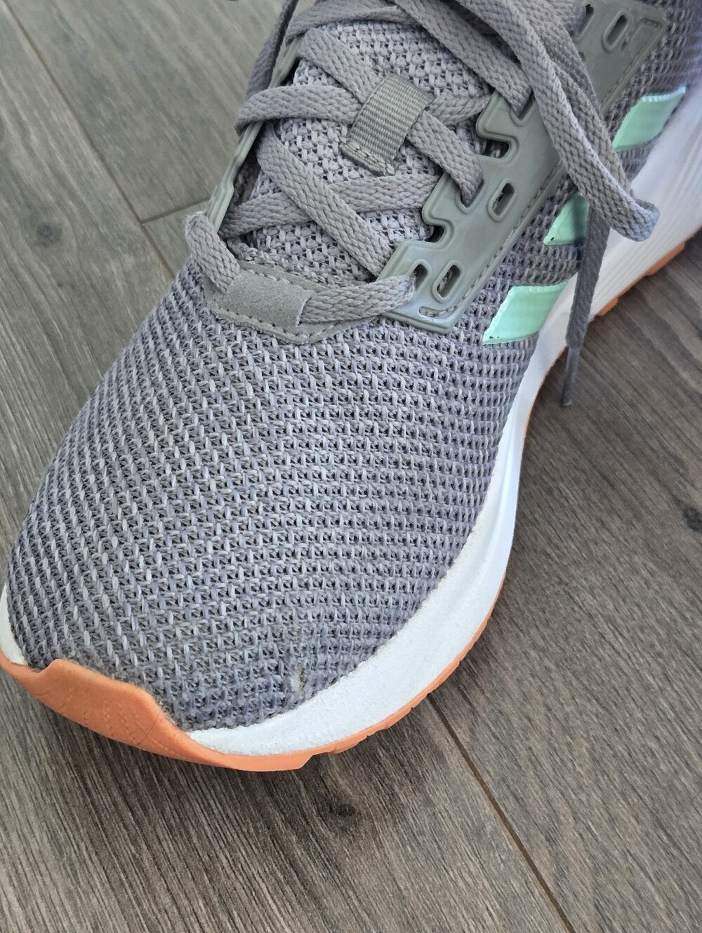 ADIDAS DURAMO 9 Gray Athletic Training Running Shoes  Women's US Size 5 - Picture 2 of 11